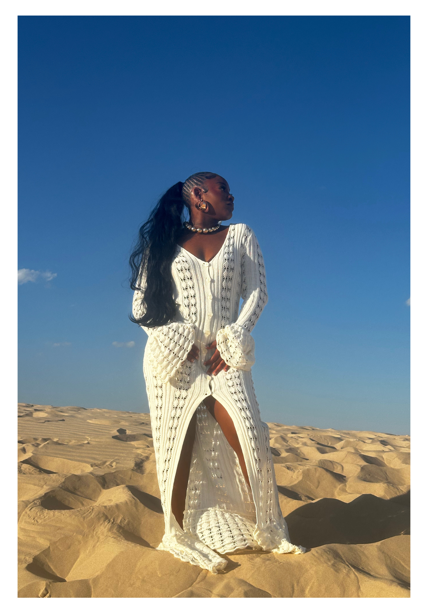 Solstice Crochet Maxi Dress