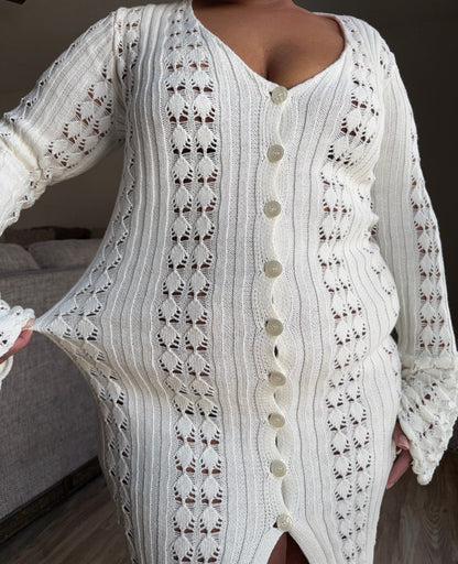 Solstice Crochet Maxi Dress