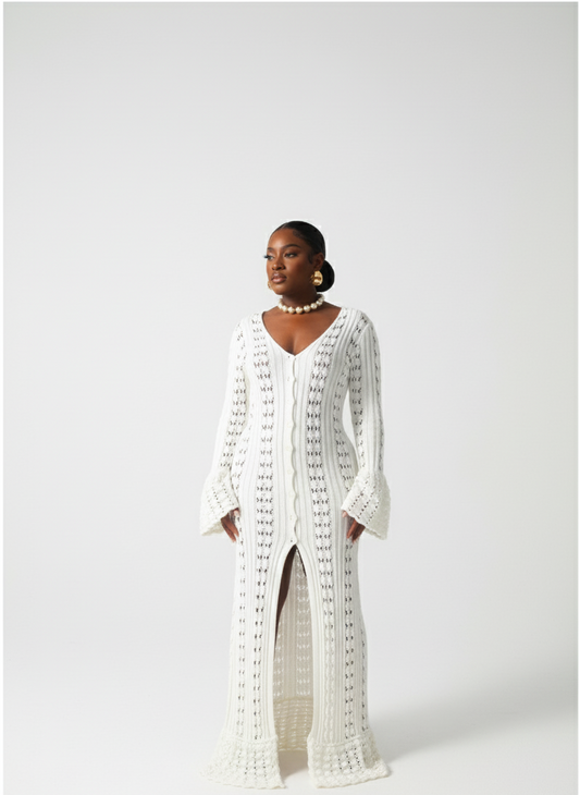 Solstice Crochet Maxi Dress