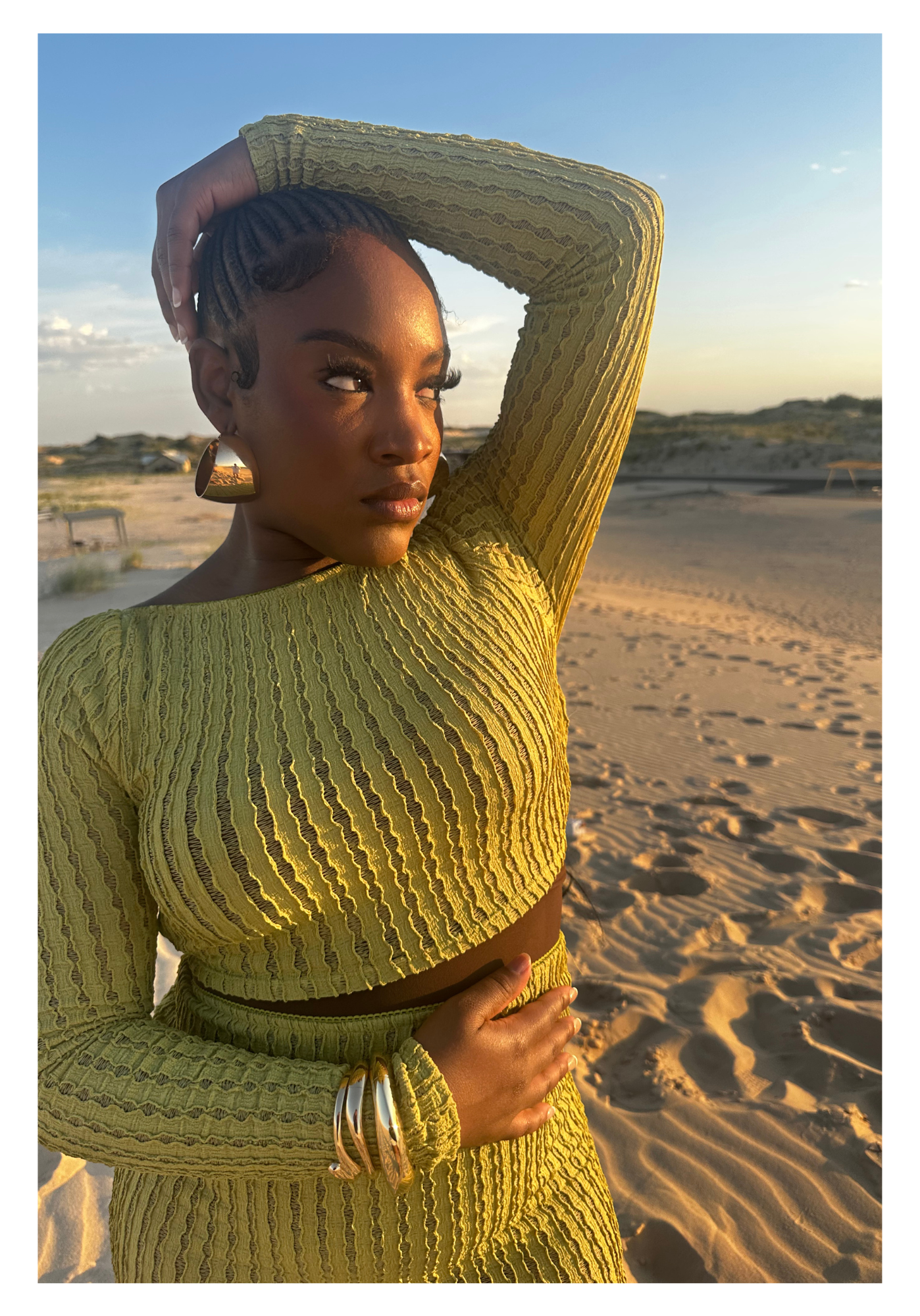 Sahara Sands Two-Piece Skirt Set