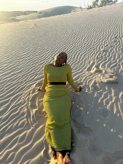 Sahara Sands Two-Piece Skirt Set